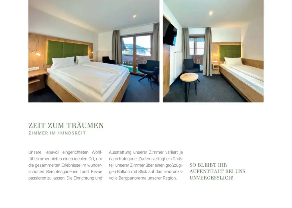 Hausprospekt Seite 10: Zeit zum Träumen – Zimmer im Hundsreitlehen