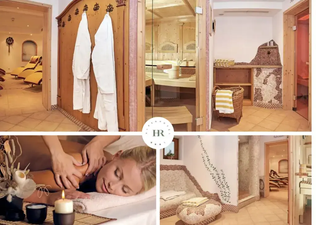 Hausprospekt Seite 12: Wellnessbereich mit Sauna, Ruheraum und Massage