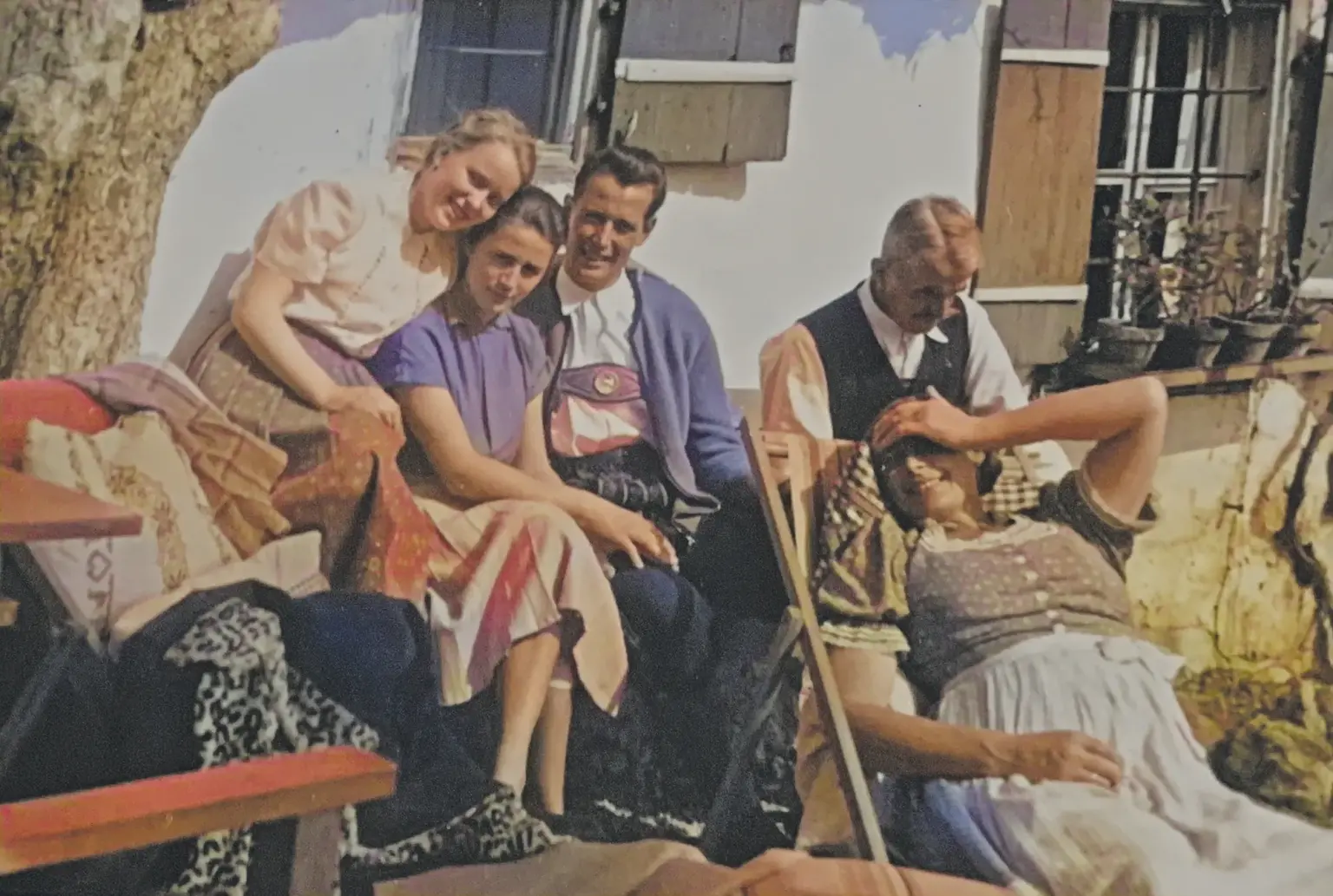 Historisches Familienfoto am Hundsreitlehen